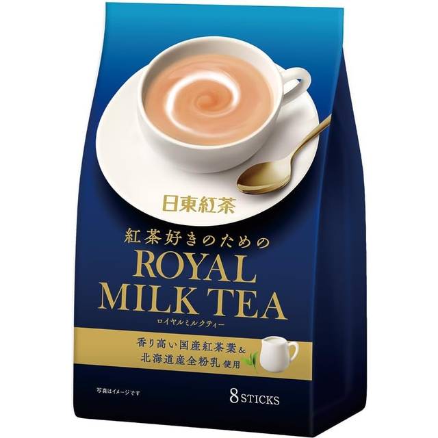 Nittoh Kocha Instant Japanese Royal Milk Tea, 8 Individual Sachets