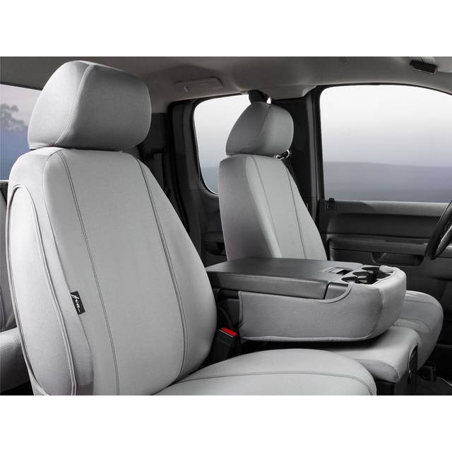 Fia FIASP85-1 BLACK Rear Split 60 Driver & 40 Passenger Seat Cover for 2023 Ford F150-F250-F350 Super Duty, Black