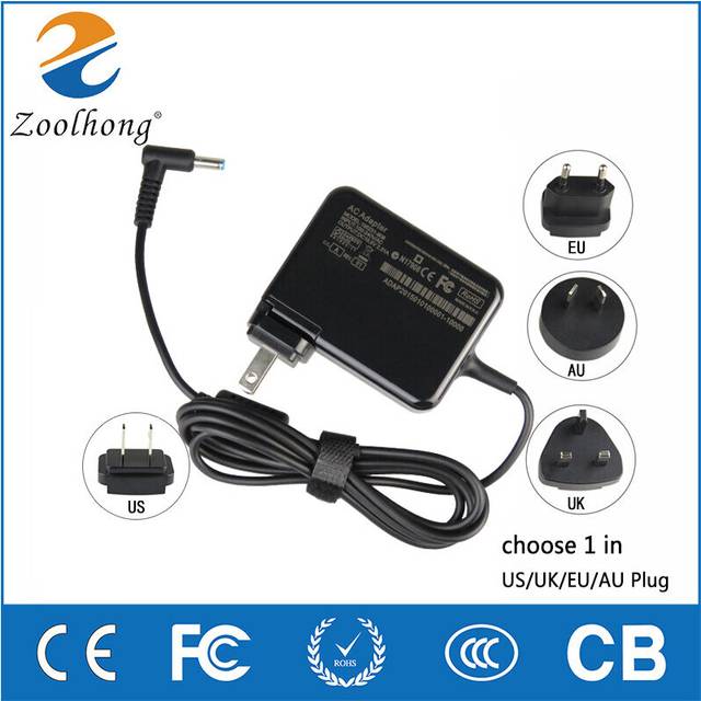 (a-US PLUG) 19.5V 2.31A 45W AC Adapter laptop Power Supply Charger For HP ProBook 400 430 440 450 455 470 G3