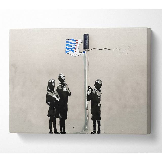 Tesco Generation - Wrapped Canvas Art Prints - Multicolour (66cm H x 106.6cm W x 10cm D)