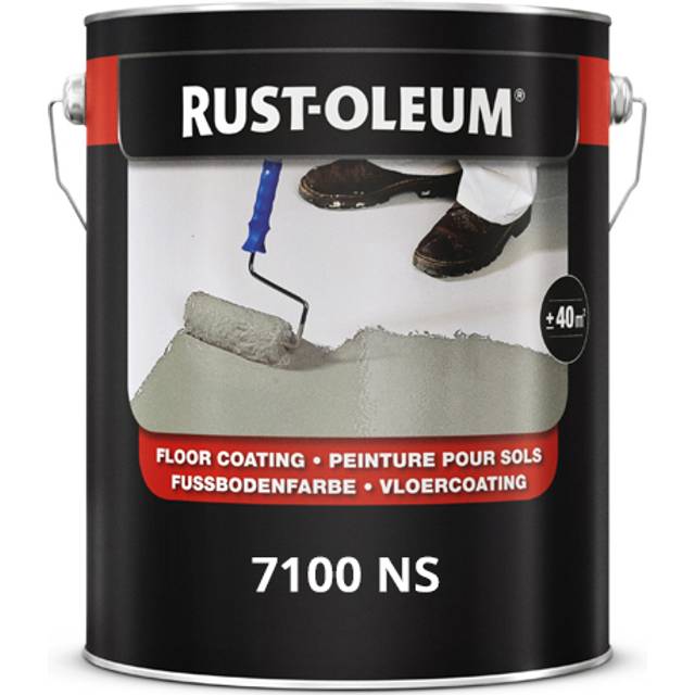 Rust Oleum Anti Slip Floor Paint Light Grey 5l