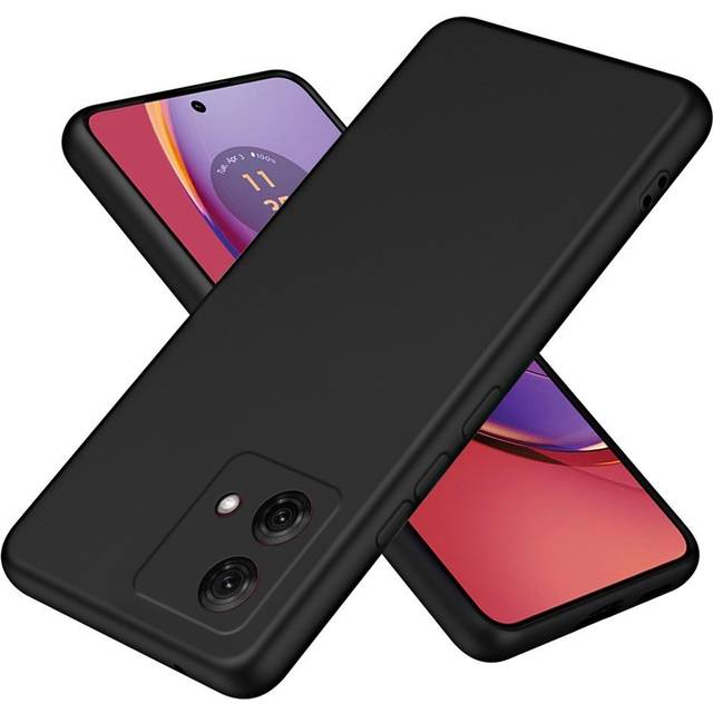 EIDERWOOD Motorola Moto G84 Liquid Silikon Skal - Svart