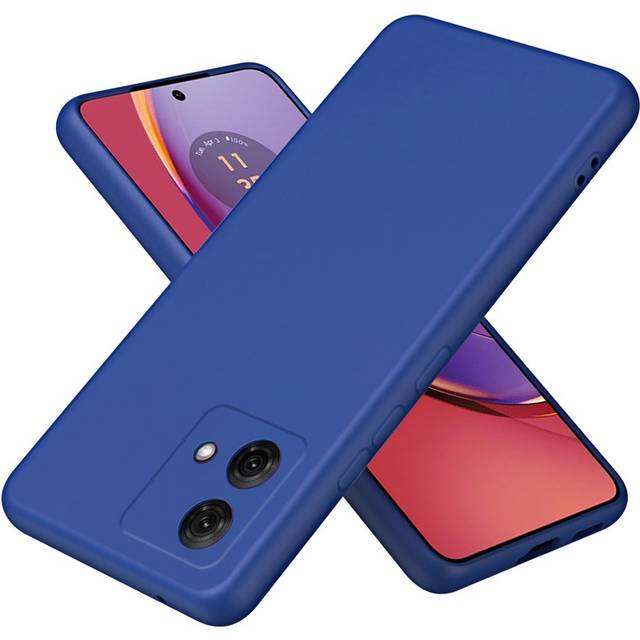 EIDERWOOD Motorola Moto G84 Liquid Silikon Skal - Blå
