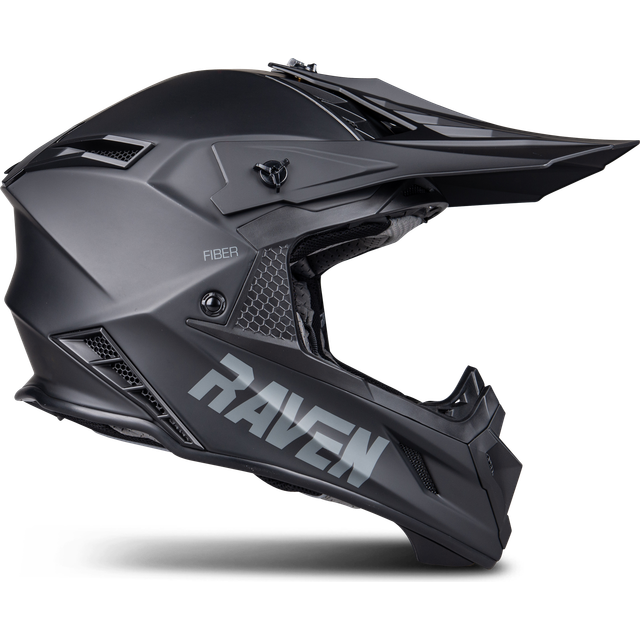 Raven Aspire Evo Crosshjälm Mattsvart