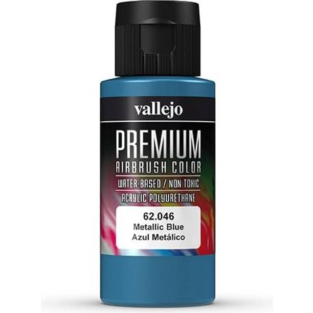 Vallejo : Premium Airbrush Paint : 60ml : Metallic Blue