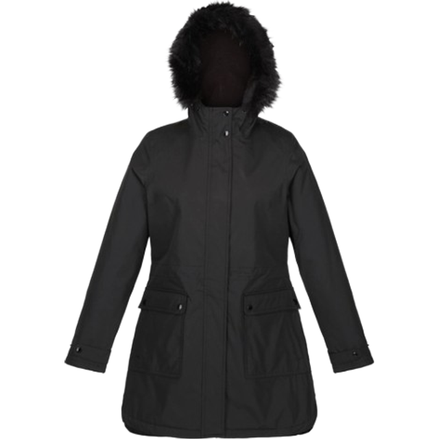 Regatta Womens Sabinka Faux Fur Trim Waterproof Insulated Parka Jacket Coat