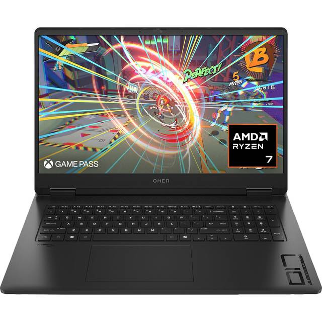 HP Omen 17 R7-8HS/16/512/4060 17.3" bärbar dator gaming