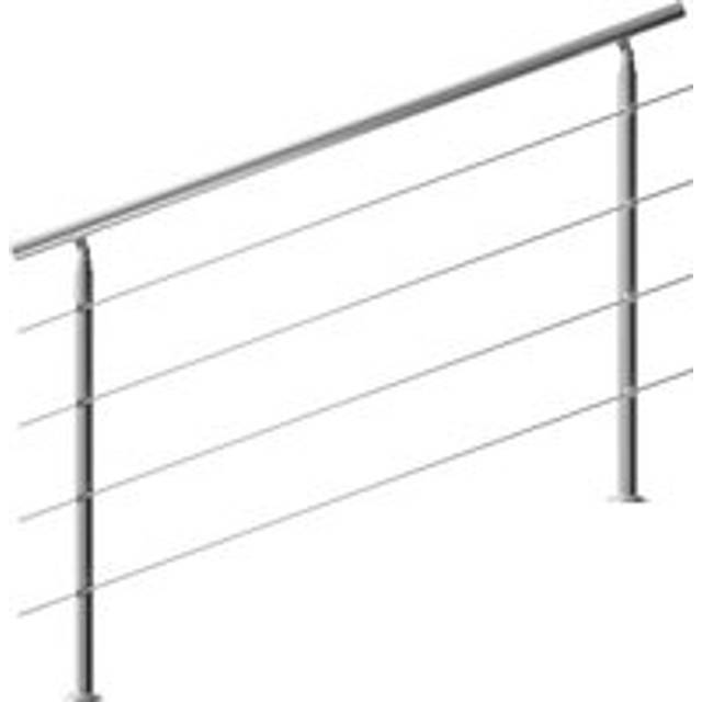 Banister Stainless Steel 53ft 4 Crosspieces