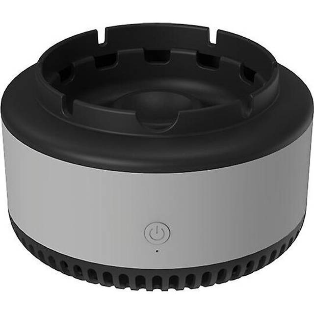 (Gray) Smokeless Ashtray Electronic Ashtray Durable Air Purifier For Car Home Office