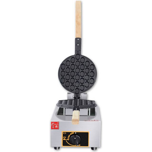 Non-stick Electric Gas 110V 220V Egg Bubble Waffle Maker Machine Stainless Steel Single Plate Eggettes Waffle Iron Cake Oven