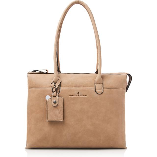 Castelijn & Beerens Carisma Laptop Shoulder Bag 15.6" + tablet-Beige