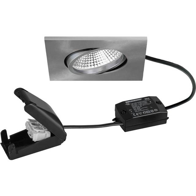 BRUMBERG BB25 LED-spot IP65 on/off anslutningsdosa matt nickel