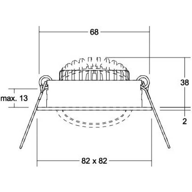 40465183 - Downlight/spot/floodlight 1x6W 40465183