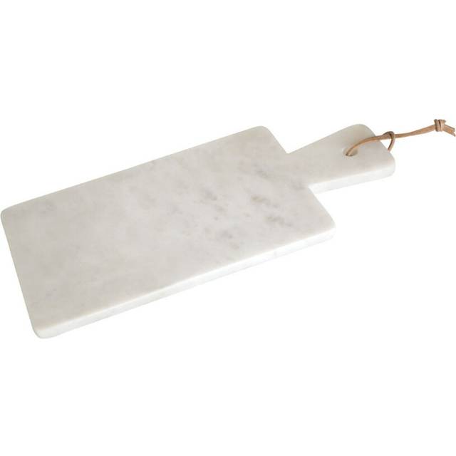 Rectangular Paddle Board White Marble Chopping Serving Board