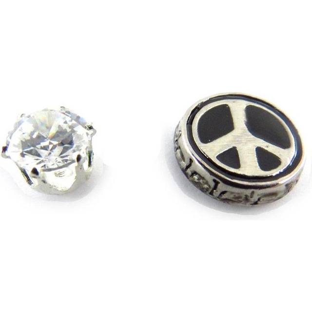 NOA [J6255] - Unsymmetrical 'Peace' loops black
