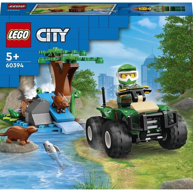 LEGO City Great Vehicles - ATV and Otter Habitat - Building & Construction for Ages 6 to 9 - Fat Brain Toys