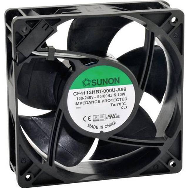 Sunon CF4113HBT-000U-A99 Axialfläkt 230 V/AC 185.14 m³/h (L x B x H) 120 x 120 x 38 mm