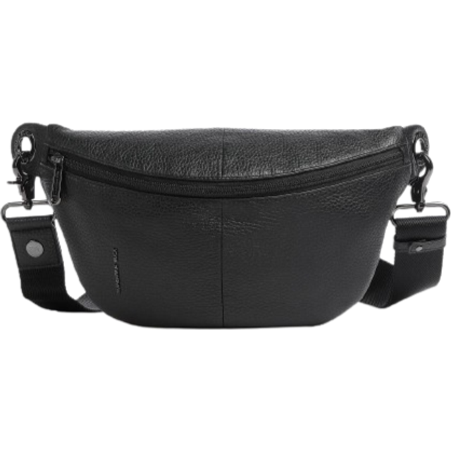 Mandarina Duck kvinnors mjukt läder P10fzt73 magväska, Svart, 30x16x10 (L x H x W)