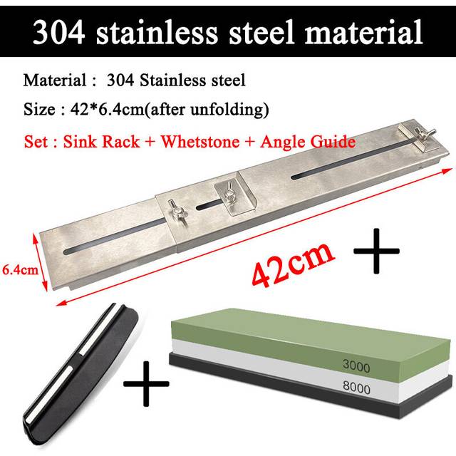 (a-304 Sink Rack 3080 Ships within 24 hour) 320# Correction Stone Sharpening Warter Whetstone Repair Stone Accessories Tools Kitchen Bar Knife Sharper
