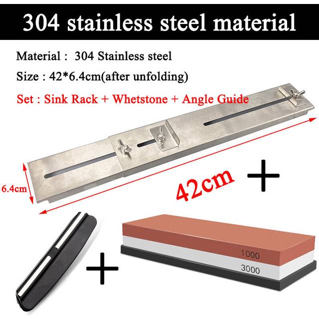 (a-304 Sink Rack 1030 Ships within 24 hour) 320# Correction Stone Sharpening Warter Whetstone Repair Stone Accessories Tools Kitchen Bar Knife Sharper