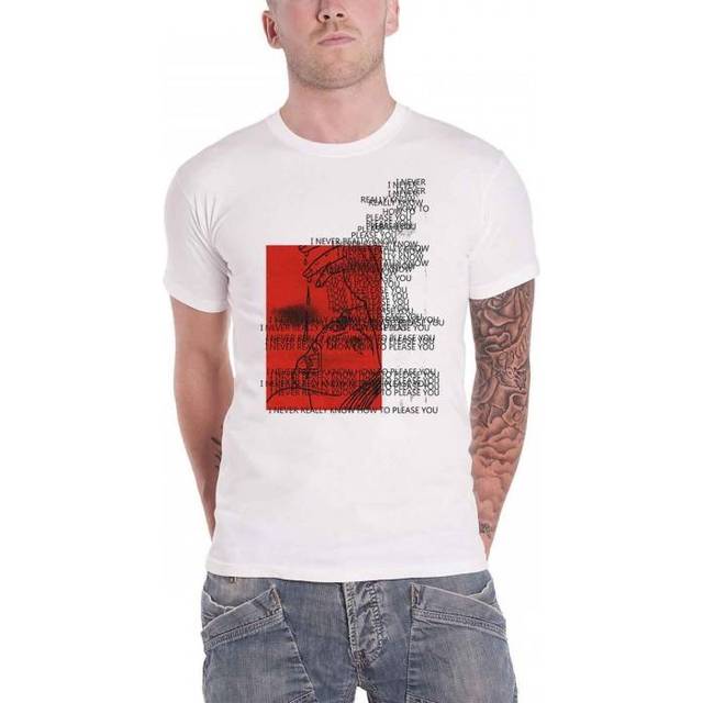 Billie Eilish Unisex Vuxen Please You T-shirt i bomull S vit