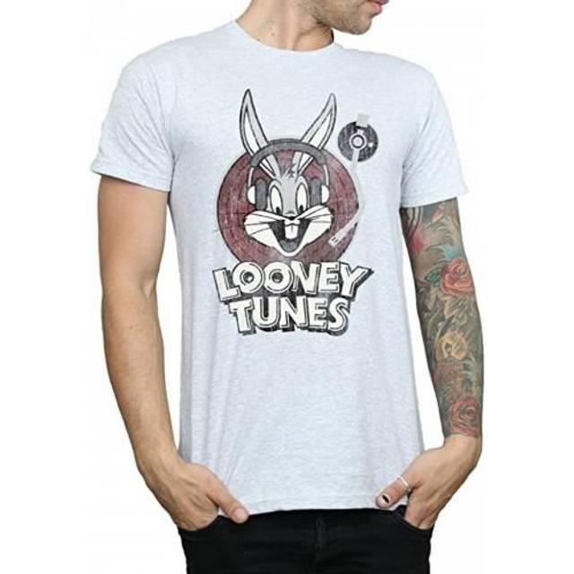 Bugs Bunny Circle Logo T-Shirt - Grey