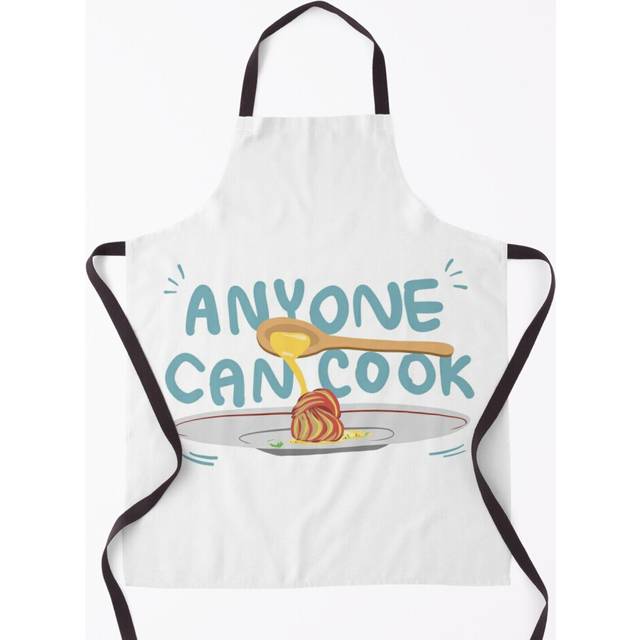 Anyone Can Cook Ratatouille Illustration Grill Aprons for Kitchen BBQ Chef