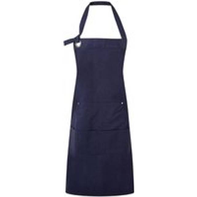 (One Size, Navy) Premier Calibre Heavy Canvas Pocket Apron