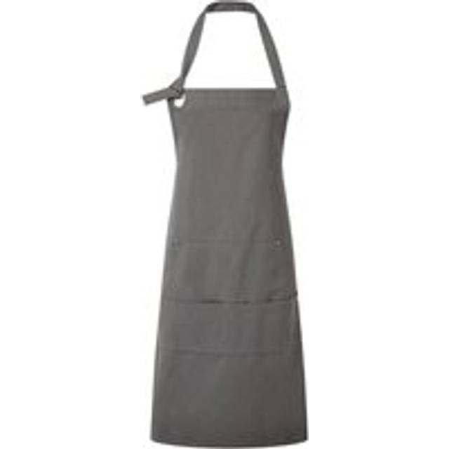 (One Size, Dark Grey) Premier Calibre Heavy Canvas Pocket Apron