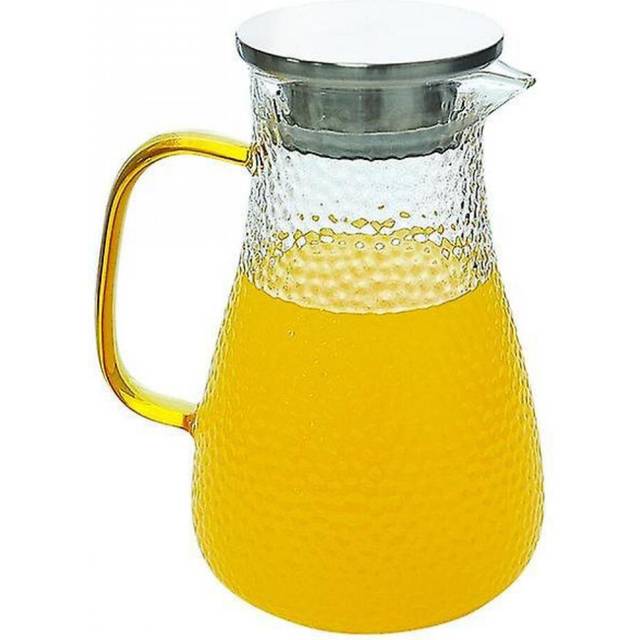 Glass Teapot Large Capacity Borosilicate Heat Resistant Cold Kettle Coffee Maker Convenient