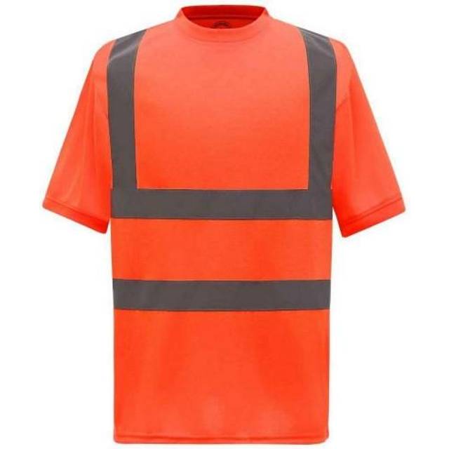 (4XL, Orange) Yoko Mens High-Vis Short-Sleeved T-Shirt