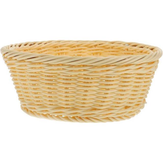 1pc Simulation Rattan Weaving Craft Basket Food Storage Basket Bread Basket