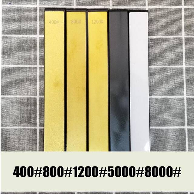 (a-3D and 2F1 whetstone) Diamond Sharpening Whetstone Set 120 3000 8000 10000 Grit Golden Stone Fine Grinding Polishing knife sharpener professional