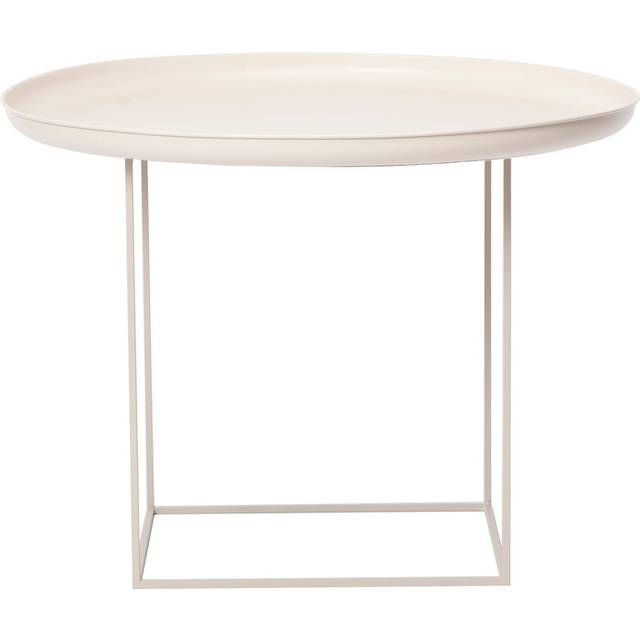 NORR 11 - Duke Medium Side Table Ø 70cm - antik weiß/Tischplatte abnehmbar/H: 39cm - antique white (45.0 x &#8960;70.0cm)