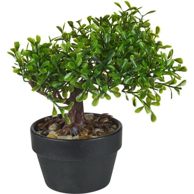 (Buxus Tree (Bright Green)) Artificial Plant Tree Potted Buxus Bonsai