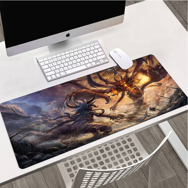 (a-LMP-018 600x400x3mm) Diablo Game HD Printing Mousepad Large Mouse Pad Gaming Accessories Computer Lock Edge Keyboard Mat PC Desk Pad