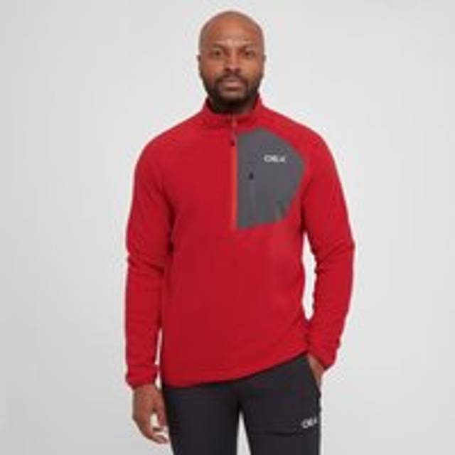 Men's Braewick Half Zip Fleece, Red