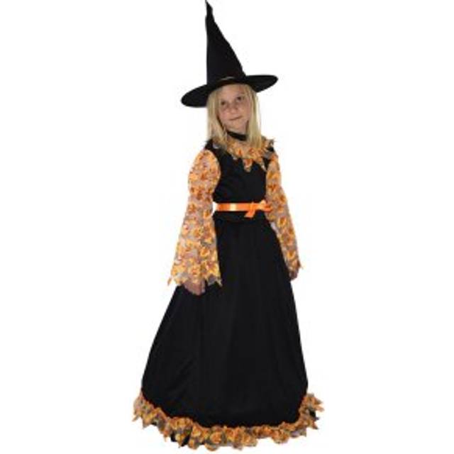 Maskeraddräkt Pumpkin Witch storlek 110-116