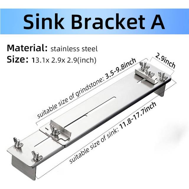 (a-Sink bracket As pic-Ship with 24h) Correction Repair Stone Knife Sharpener Water Whetstone Plate Grinding Sharpening Kitchen Tools Gadgets Wet Base