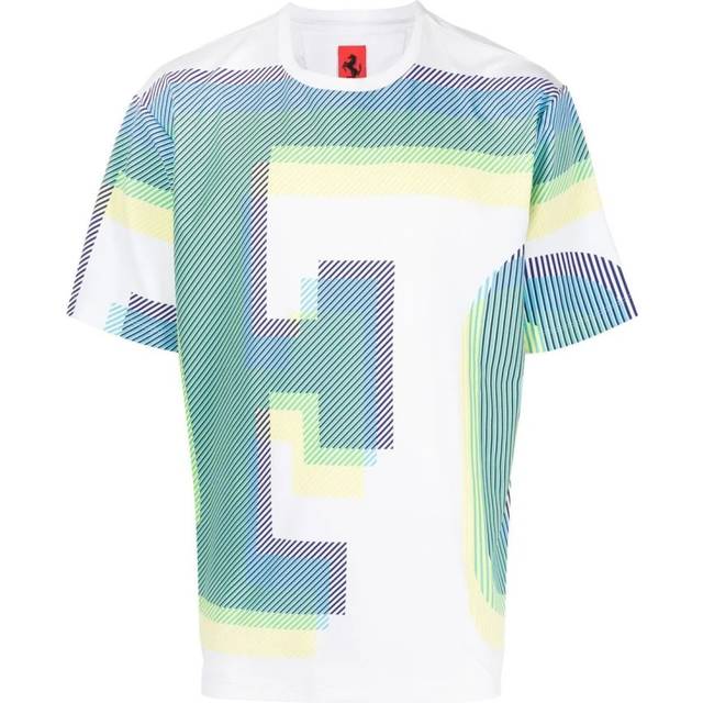 Ferrari, Topp, Herr, S, Bomull, T-Shirts - white (S)