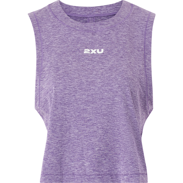 2XU - Träningstopp Motion Crop Tank - Blå