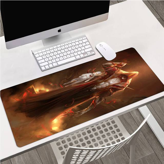 (a-LMP-016 600x300x2mm) Diablo Game HD Printing Mousepad Large Mouse Pad Gaming Accessories Computer Lock Edge Keyboard Mat PC Desk Pad