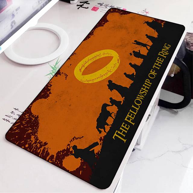 (a-FJ004566 400x800x2mm) Mouse Pad Lords the Rings Rubber Mat Gaming Keyboard Pads Desk Protector Computer Accessories Mousepad Anime Kawaii Mouse Mat