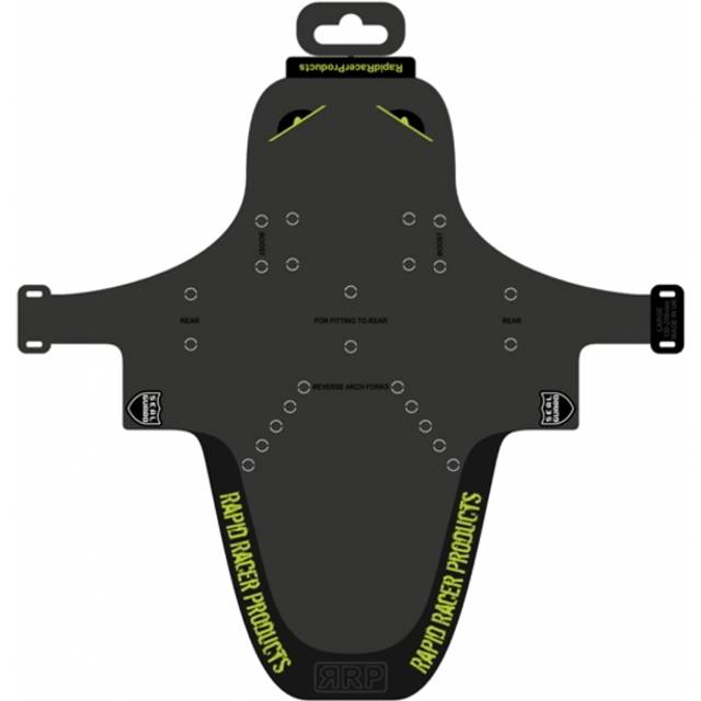 Rapid Racer Products Enduroguard Mudguard Black/Neon Green