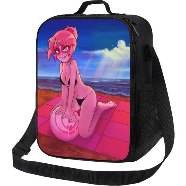 Kids Lunch Bag Miss Heed 2021 Bikini On Beach Insulated Tote Box for Girls Boys Back to School