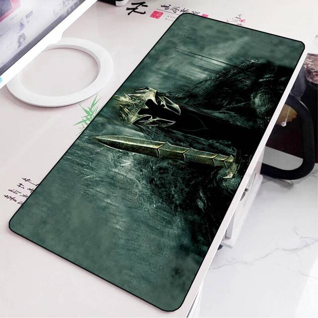 (a-FJ004574 400x800x2mm) Mouse Pad Lords the Rings Rubber Mat Gaming Keyboard Pads Desk Protector Computer Accessories Mousepad Anime Kawaii Mouse Mat