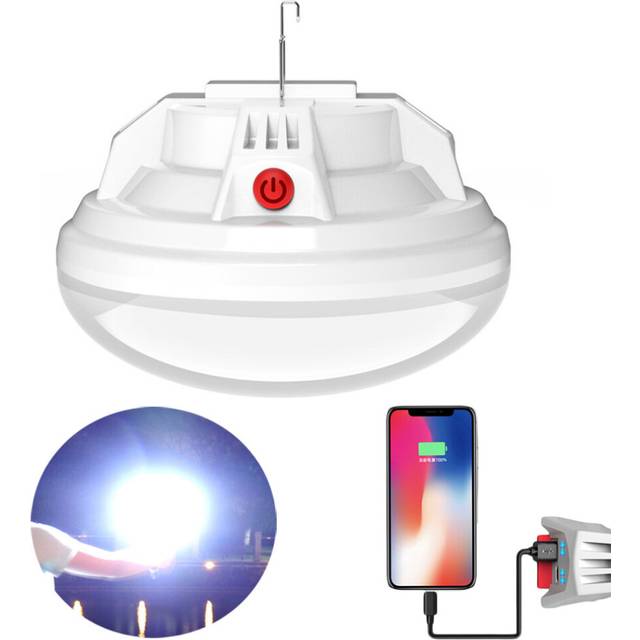 XANES 100*LEDs 500W Wireless Ultra Bright Outdoor Floodlight Bulbs With Hooks USB Rechargeable Strong Camping Tent Light Stall Lamp & P