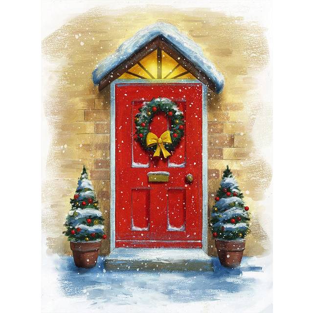 5D Diamond Painting Full Square Christmas Cross stitch Kits Diamond Embroidery Mosaic Picture Of Rhinestones New Arrival Full Round 20X30CM