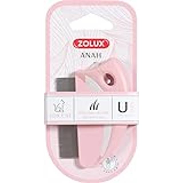 Round flea comb for cats Zolux Anah - Rose