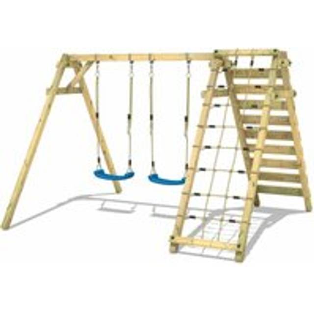 Wickey Wooden swing set Smart Cliff - blue
